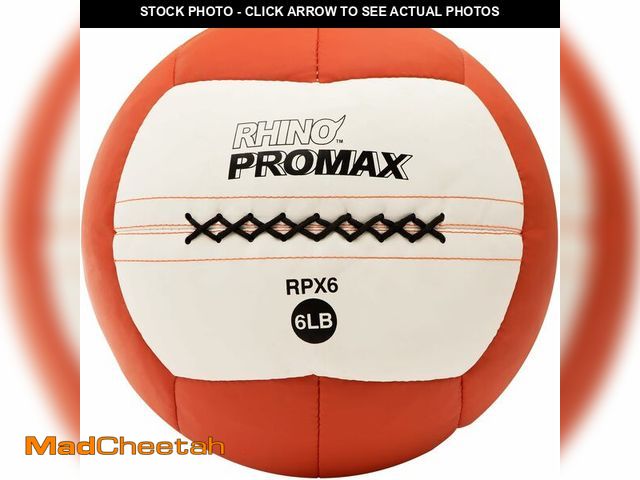 Lot 74-13583792 - Champion Sports RPX6 Rhino Promax Slam Balls, 6 lb, Soft Shell with Non-Slip Grip, Medicine Wall Exe...