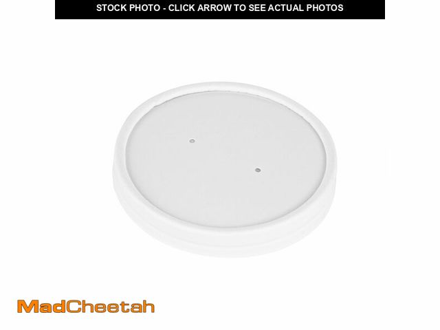 Lot 74-14152278 - Restaurantware LIDS ONLY: Bio Tek Lids For 8/12 Ounce Soup Containers 25 Vented Lids For Paper Soup ...