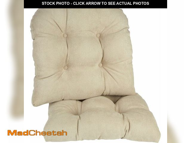 Lot 74-13331550 - Klear Vu Gripper Overstuffed Universal Non-Slip Dining Chair Cushions for Kitchen Decor or Office Us...
