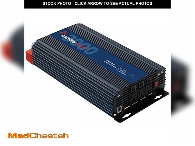 Lot 74-12695876 - Samlex America SAM-3000-12 3000W Modified Sine Wave Power Inverter , Blue - USED