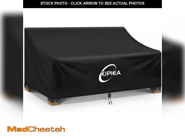 Lot 74-12843133 - Kipiea Patio Sofa Cover, Heavy Duty Outdoor Couch Covers Waterproof Winter, 3-Seat Patio Furniture C...