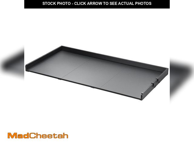 Lot 74-14306567 - SKYSHALO Washer Dryer Countertop 54 in. x 27 in. Laminate Countertops in Polished Black with Standar...