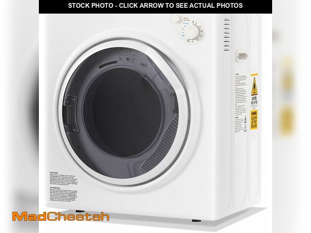 Lot 74-12819941 - Elevon QD-SUS-DRYER3-NEW Clothes Dryer, Black/White - USED