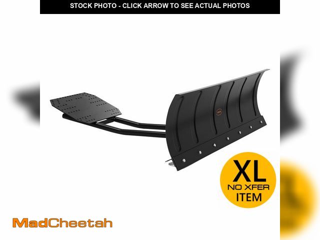 Lot 74-13578904 - VEVOR Snow Plow Kit, 48in Universal Snow Plow Attachment, Height &amp; Left-Right Adjustable, Quick ...