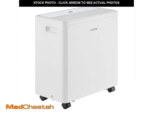 Lot 74-14243143 - Vissani 25 pt. Dehumidifier up to 1,500 sq. ft. ENERGY STAR for Basement, Garage, or Wet Rooms in Wh...