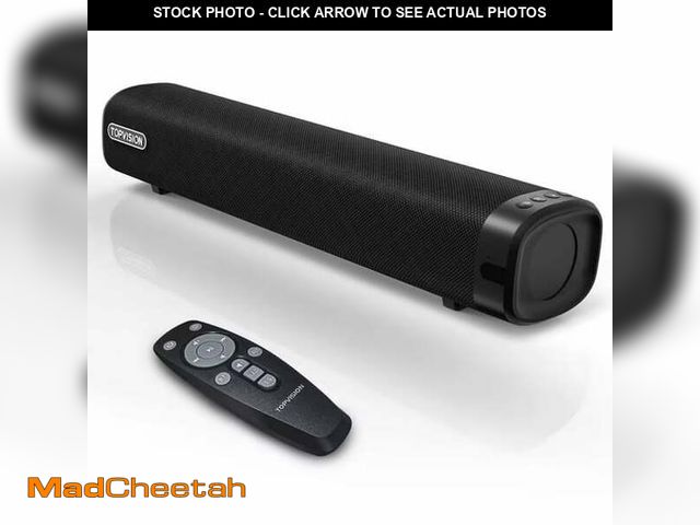 Lot 74-12766775 - TOPVISION Sound Bar for TV, 50W Bluetooth 5.4 Soundbar with Subwoofer, 3D Surround Sound System with...