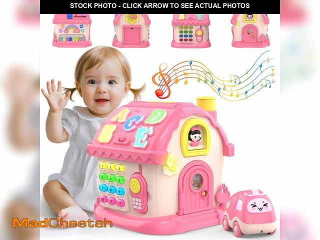 Lot 74-12715018 - Montessori Toys for 1 Year Old Girl Gifts, 12-in-1 Musical House Toddler Learning Toys for 1-2, 1st ...