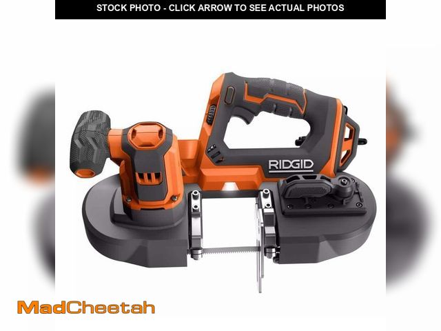 Lot 74-13800841 - (MISSING BLADE) RIDGID 18V Compact Band Saw (Tool Only) - USED