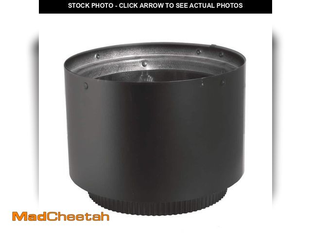 Lot 74-12464960 - DuraVent Model DVL Double Wall Stove Pipe 6in. Diameter Stovetop Adapter, No Damper - UNUSED