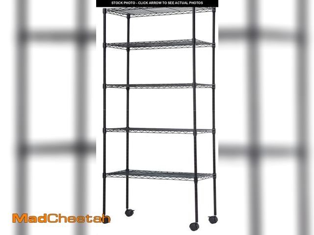 Lot 74-12138153 - Wire Shelving Unit Metal Shelf Organizer Heavy Duty Wire Rack Storage Unit Rack Utility for Bathroom...