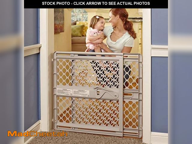 Lot 74-12054288 - Toddleroo by North States - Supergate Ergo Baby Gate: Plastic Baby Gate for Stairs &amp; Doorways - ...