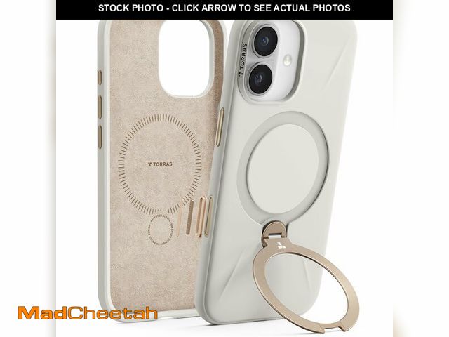 Lot 74-12978842 - TORRAS Ostand Q3 Silicone for iPhone 17 Case, Fit for MagSafe, 360 Ring Holder Kickstand, Soft Liqui...