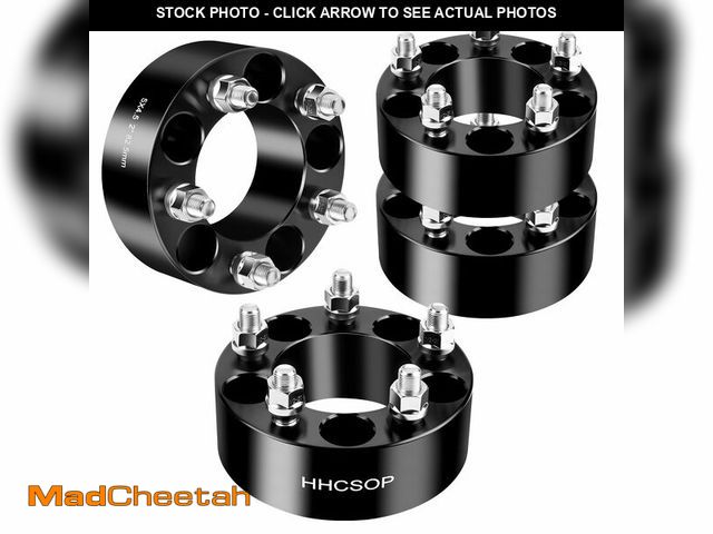 Lot 74-14268080 - HHCSOP 5x4.5 2" Wheel Spacers Compatible with Mustang Ranger Explorer Edge Crown Victoria Jeep Wrang...