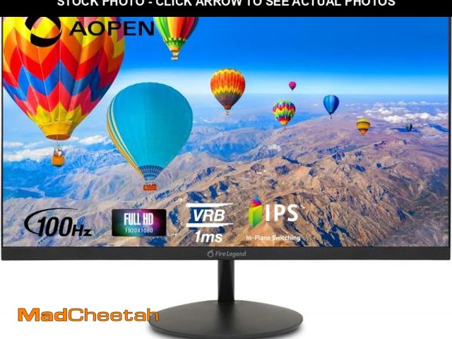 Lot 74-12137445 - AOPEN 27SA2 EBI 27" IPS Full HD (1920 x 1080) Zero-Frame Gaming Office Monitor | AMD FreeSync Techno...