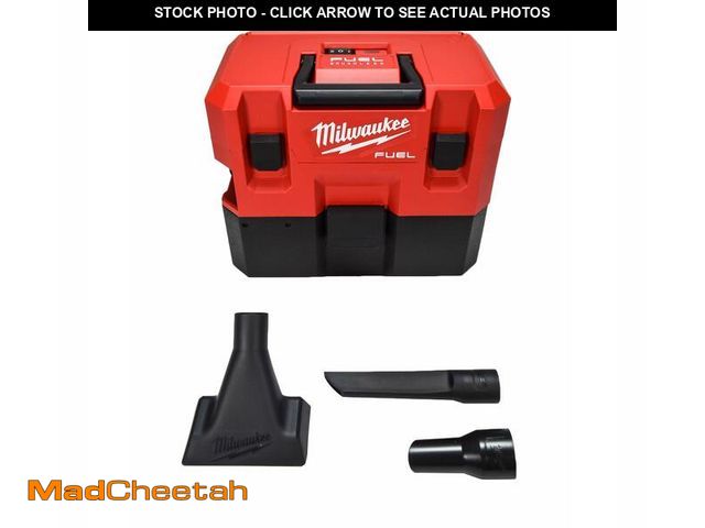 Lot 74-12681272 - Milwaukee 0960-20 M12 FUEL Brushless Lithium-Ion Cordless 1.6 gal. Wet/Dry Vacuum (Tool-Only) - USED