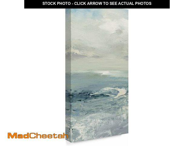 Lot 74-14349156 - Wrapped Canvas Wall Art - Julia Purinton 'Waves Ii Muted' Wall Art for Living Room, Bedroom, or Offi...