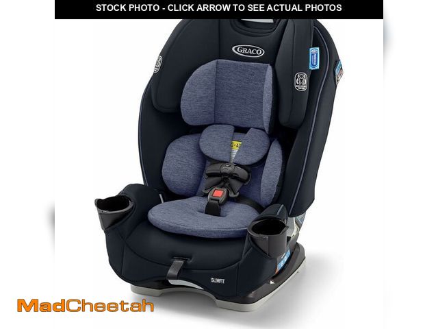 Lot 74-13041393 - Graco Slimfit 3-in-1 Convertible Car Seat, Ultra-Space-Saving Design, Silas, Suitable for Rear and F...