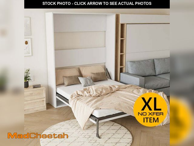 Lot 74-13674753 - *3 BOX SET* Morden Deisgn Full Size Vertical Murphy Bed For Bedroom Or Guestroom White Wall Bed Spac...