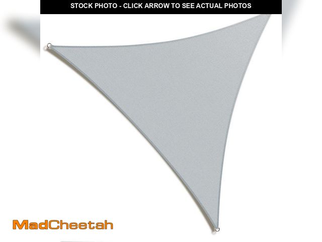 Lot 74-12663166 - AMGO 32 ft. x 32 ft. x 32 ft. Gray Triangle Shade Sail - UNUSED