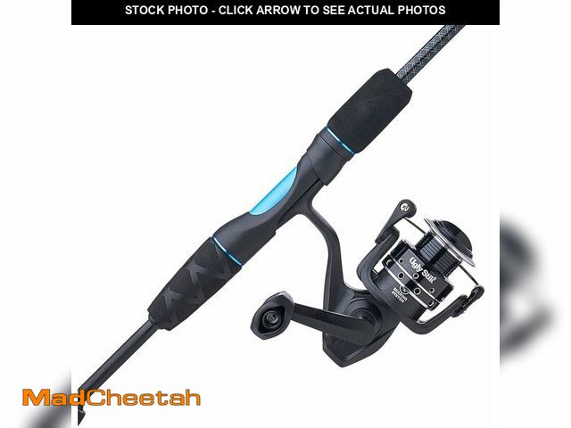 Lot 74-14582168 - Ugly Stik GX2 Youth Spinning Reel and 5'6" Fishing Rod Combo, Blue/Silver, 2-Piece, Graphite and Fib...