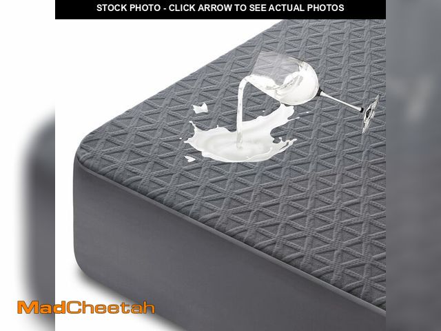 Lot 74-12716170 - Premium Waterproof Mattress Protector King Size, Breathable Bed Cover 3D Air Fabric Cooling Mattress...