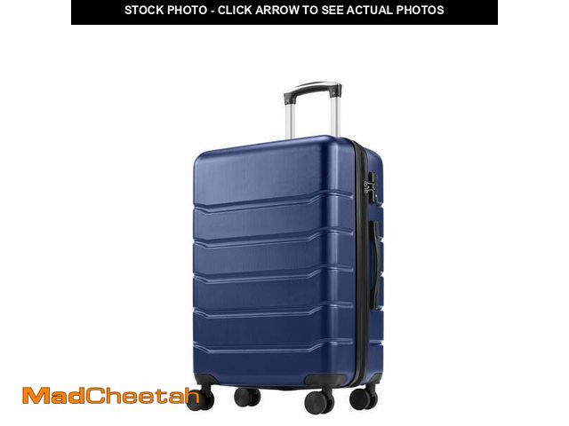 Lot 74-12724472 - edx Hardside Carry on Luggage with Spinner Wheels, Hard Shell ABS Suitcase, 20-Inch Lightweight Expa...
