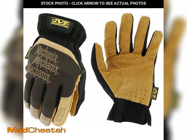 Lot 74-14337012 - Mechanix Wear Fastfit Leather Gloves - Abrasion Resistant Gloves for Hand Safety - Breathable - Secu...
