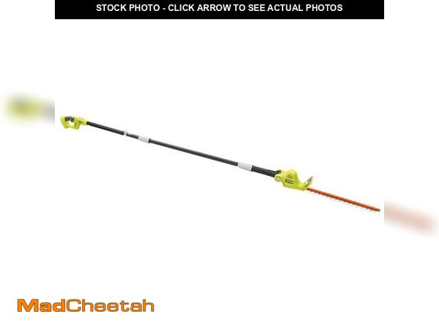Lot 74-14223445 - RYOBI ONE+ 18V 18in. Cordless Battery Pole Hedge Trimmer (Tool Only) - UNUSED