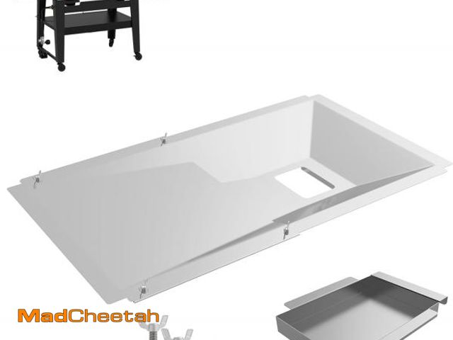 Lot 74-12508921 - Universal Adjustable Grease Tray with Catch Pan for Nexgrill 720-0830H/720-0888S Parts, Drip Tray fo...
