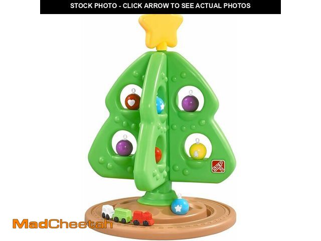 Lot 74-12828191 - Step2 My First Christmas Tree, Kids Interactive Holiday Toy, 12 Colorful Plastic Ornaments to Decora...