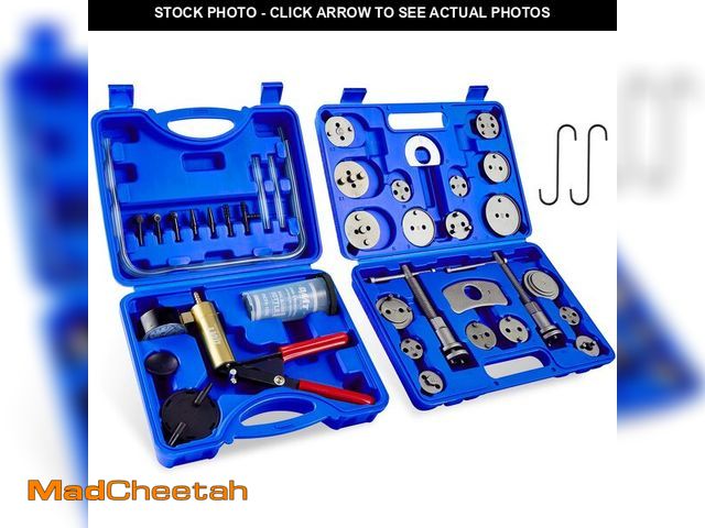 Lot 74-13628519 - Orion Motor Tech 2 in 1 Brake Caliper Compression Tool &amp; Brake Bleeder Kit, Handheld Vacuum Pump...