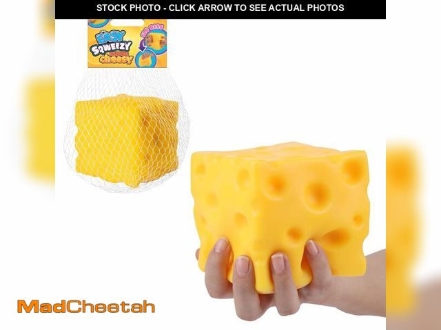 Lot 74-13953035 - ORB Easy Sqweezy Super Cheesy - Squeeze This Big, Fun, Squishy, Slow Rising, Extra Soft Giant Block ...