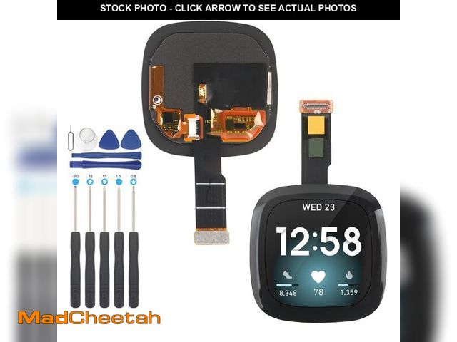 Lot 74-12883891 - YWLRONG Screen Replacement for Fitbit Versa 3 FB511 / Fitbit Sense FB512 Watch LCD Display Touch Scr...