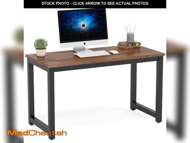 Lot 74-12521459 - *SEE DETAILS* Tribesigns Modern Simple Computer Desk, 47 inch Vintage Office Desk Computer Table, St...