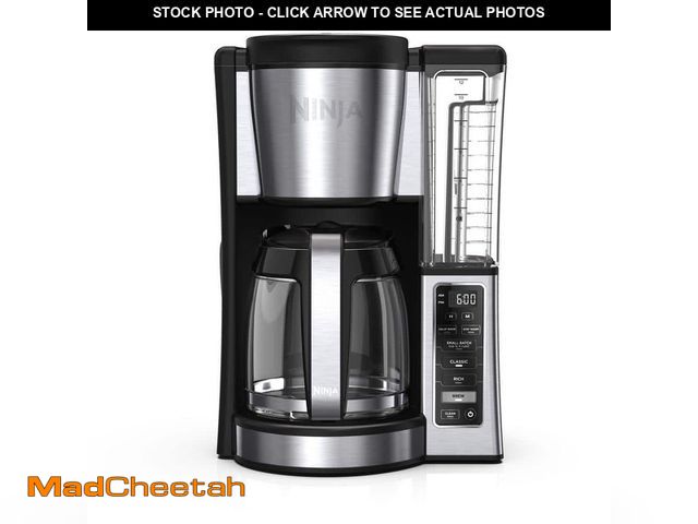 Lot 74-12592684 - NINJA 12-Cup Stainless Steel Drip Coffee Maker with Permanent Filter, 24-Hour Delay Brew, and Remova...