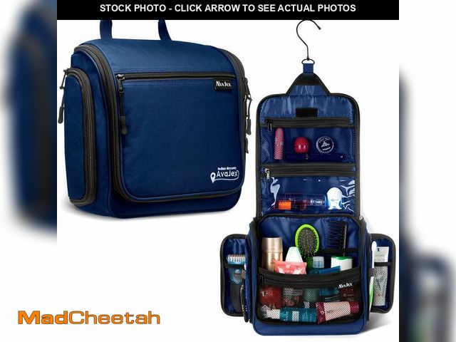 Lot 74-13575590 - Travel Toiletry Bag for Men and Women - (10.6Ã¢â¬Âx10.6Ã¢â¬Âx3.2Ã¢â¬Â) Large Hanging Toiletry ...