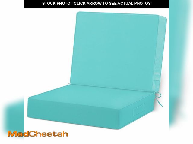 Lot 74-14425030 - Cozyide 24x24 Outdoor Cushions for Patio Furniture, Waterproof Outdoor Chair Cushions with Non-Slip ...