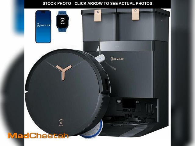 Lot 74-13709516 - ECOVACS DEEBOT T50 MAX PRO Omni Robot Vacuum and Mop, 18,500Pa Suction, 18mm Auto-Lift, ZeroTangle &...