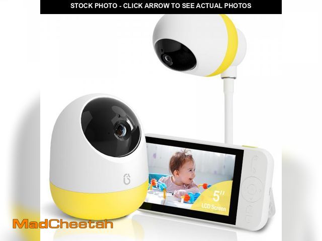 Lot 74-12435549 - Ellie Pro Baby Monitor with Camera and Audio,5'' IPS 2K UHD Resolution,6000mAh Battery, Remote Pan-T...