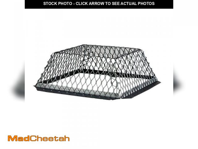 Lot 74-12531175 - HY-C VentGuard 16 in. x 16 in. Roof Wildlife Exclusion Screen in Galvanized Black - UNUSED
