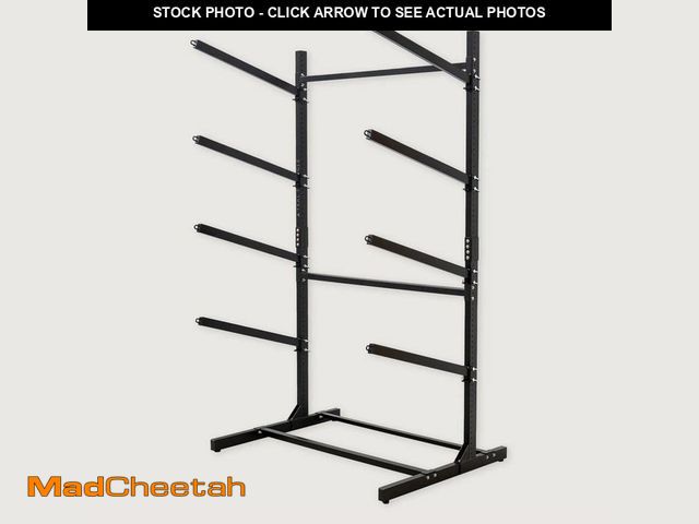Lot 74-14193116 - G-Watersport Freestanding 4-Kayak Single Sided Storage Rack - UNUSED
