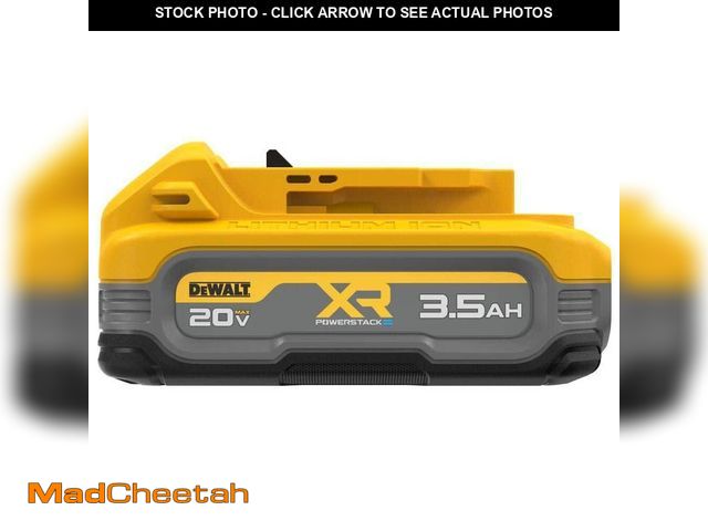 Lot 74-14182112 - DEWALT 20V MAX XR POWERSTACK Lithium-Ion 3.5Ah Battery - UNUSED