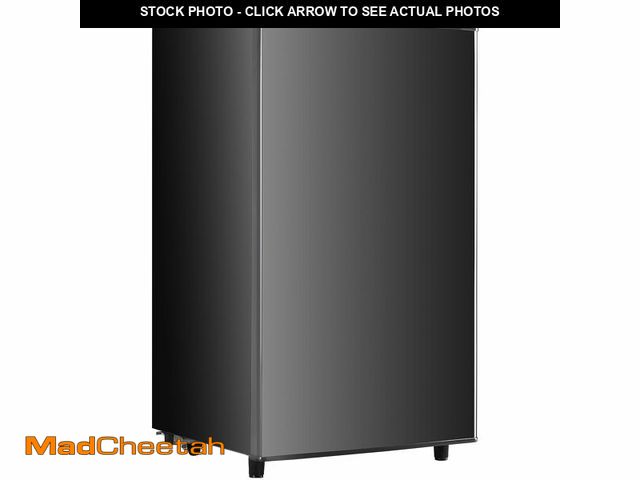 Lot 74-13786494 - OLIXIS Mini Fridge with Freezer, 3.2 Cu.Ft Single Door Refrigerator with Adjustable Thermostat, Smal...