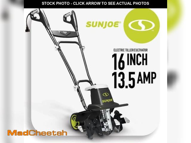 Lot 74-14439304 - Sun Joe 13.5 Amp 16 in. Electric Tiller/Cultivator with 5.5 in. Wheels - UNUSED