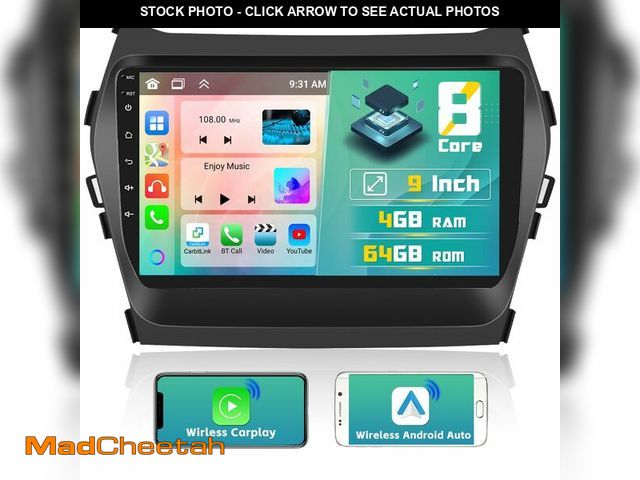 Lot 74-12432014 - 4G+64G Android 13 Car Stereo for 2013-2017 Hyundai Santa Fe IX45 Radio, 9 Inch IPS Touch Screen Radi...