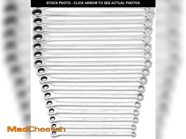 Lot 74-12288970 - GearBox Metric Master Wrench Set (17-Piece) - UNUSED