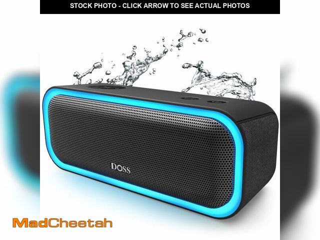Lot 74-13949167 - DOSS SoundBox Pro Bluetooth Speaker, 20W Stereo Sound, Active Extra Bass, 20H Playtime, Multi-Colors...