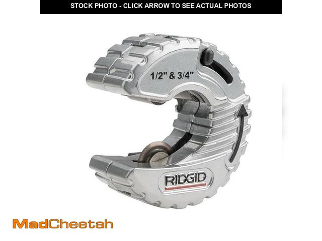 Lot 74-12558107 - RIDGID 1/2 in. to 3/4 in. C34 "C" Style Close Quarters Quick Change Copper Pipe &amp; Tubing Cutter ...