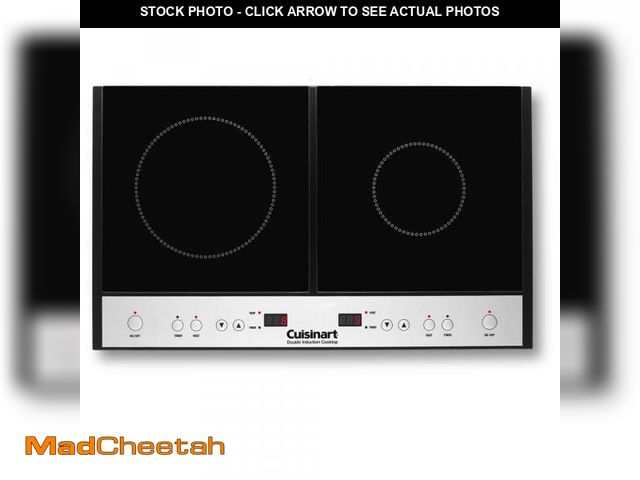 Lot 74-12424641 - Cuisinart 2-Burner 12 in. Black Induction Hot Plate - UNUSED