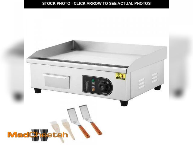 Lot 74-12424876 - *SEE DETAILS* SKYSHALO Commercial Electric Griddle, 3200-Watt Countertop Flat Top Grill 21.26 x 11.8...